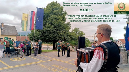 Vabilo OZVVS na proslavo ob dnevu državnosti
